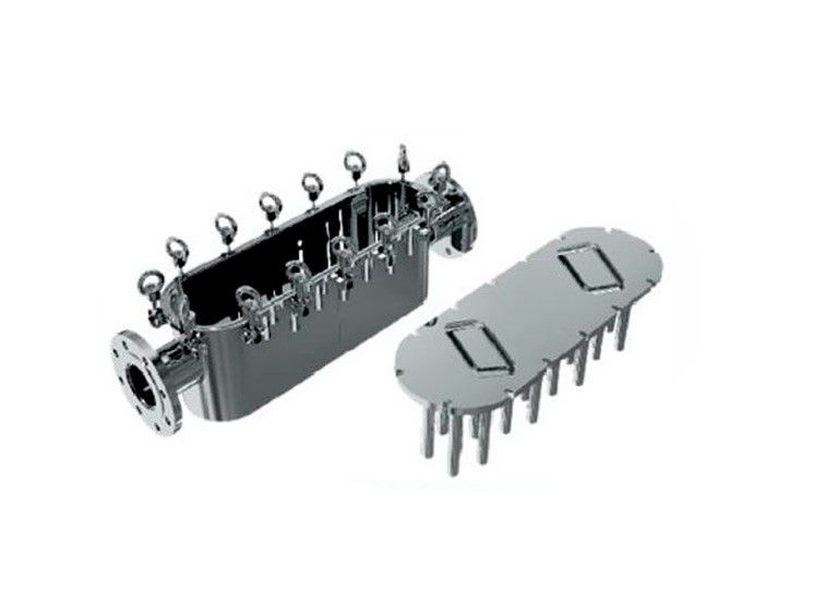 Acero inoxidable Magneto permanente extractor de hierro de tubería de hierro separador de brida montado diseño extendido resistente a la corrosión