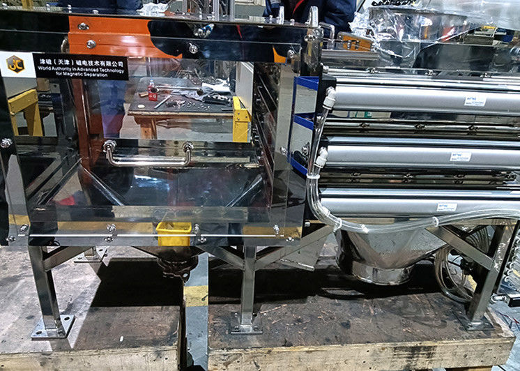 Tipo de carcasa especial Máquina de separación magnética de tuberías de líquido totalmente automática para la industria de baterías de litio