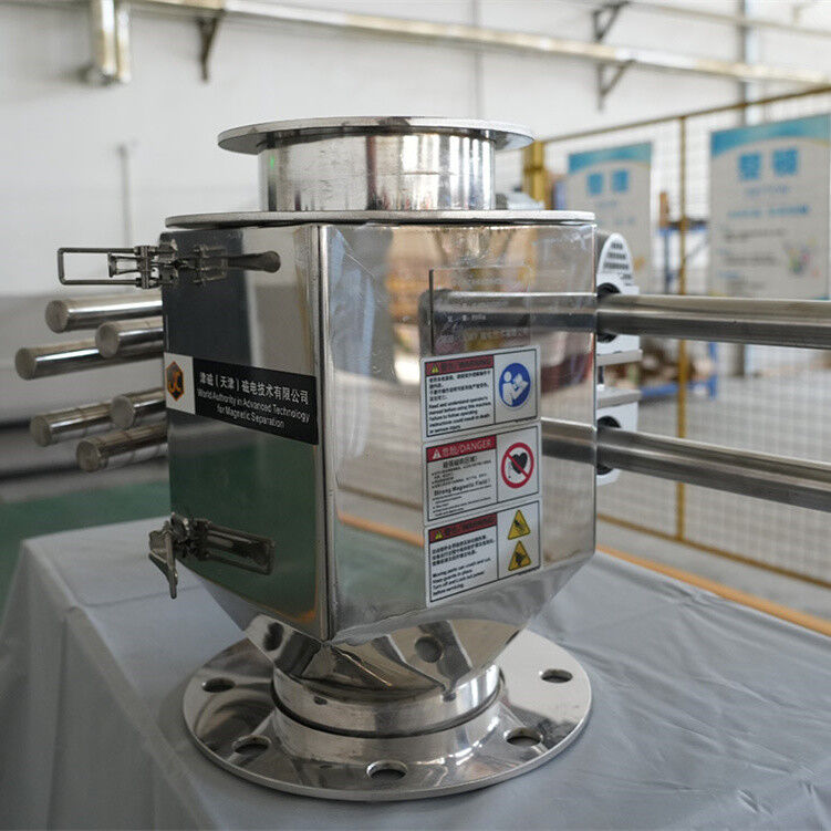 Separación magnética permanente autolimpiante a prueba de explosión con control automático PLC para entornos peligrosos