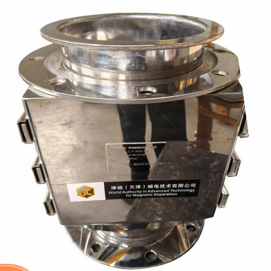 Máquina de separación magnética de rejilla vertical / horizontal a prueba de explosión y alta temperatura de acero inoxidable 304 de grado alimenticio