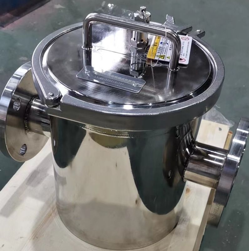 Tipo de tubería de líquido separador de magnetos permanentes máquina de separación de hierro 304SS 316SS Ti Shell