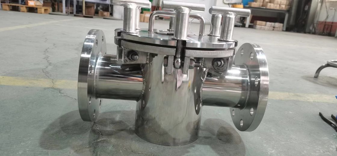 Tipo de tubería de líquido separador de magnetos permanentes máquina de separación de hierro 304SS 316SS Ti Shell